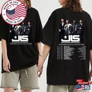 Jls Tour Shirt Everybody Say Hit The Band Classic 2 Sided